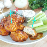 Buffalo Chicken Meatballs clean and healthy