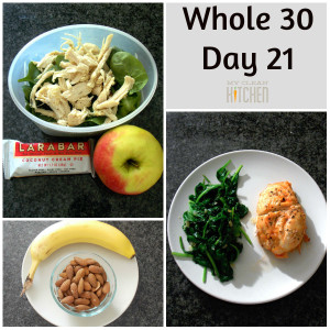 Whole 30 Day 21!!!