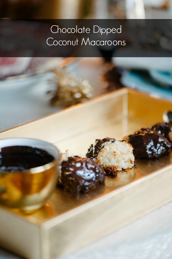 SO GOOD! Chocolate Dipped Coconut Maccaroons - Photo by Sera Petras Photography